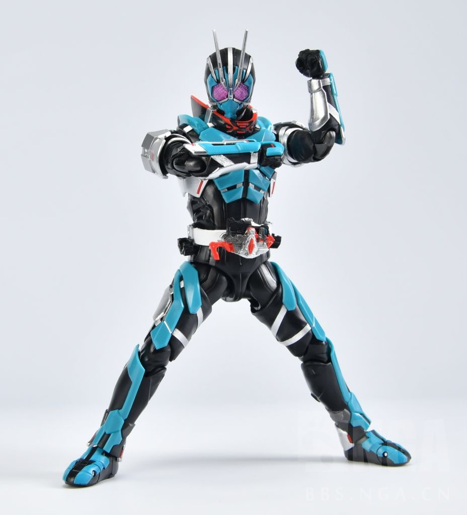 可动成品万代shf假面骑士一型落岩蝗虫形态