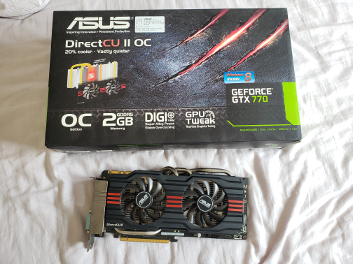 已出现在华硕的770显卡还能卖多少钱啊