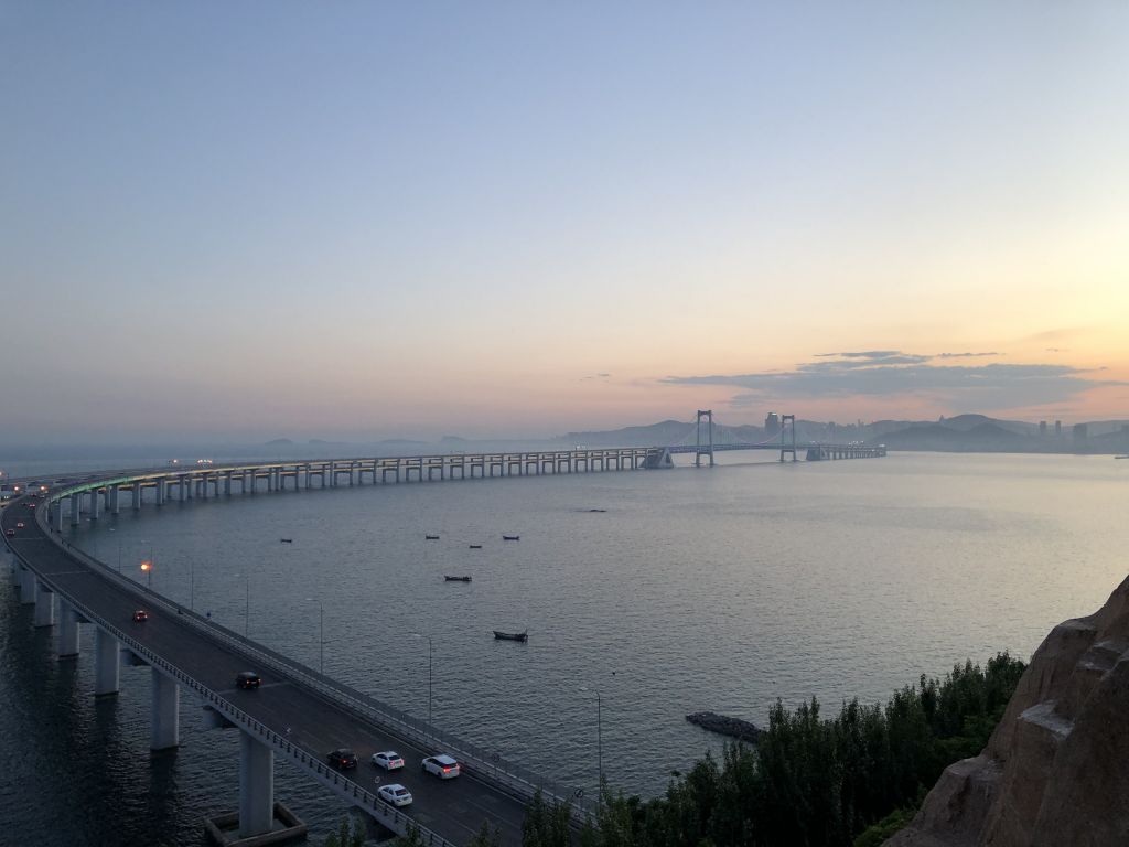 大连星海湾跨海大桥留念