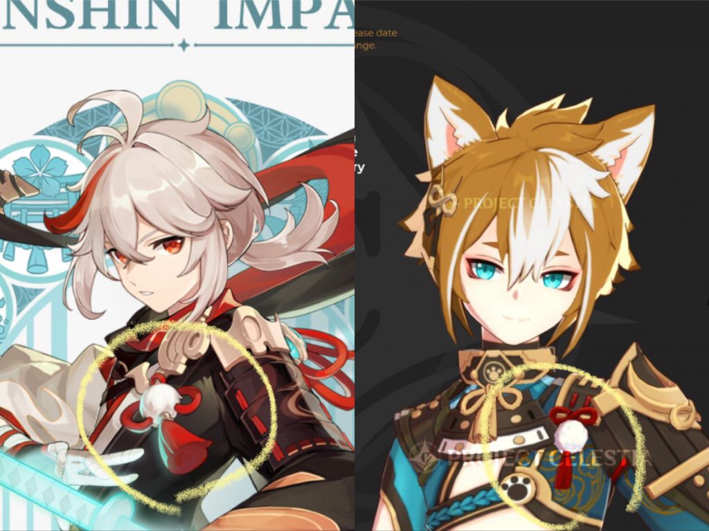 厨力放出有人发现万叶和五郎胸口上的小毛球吗