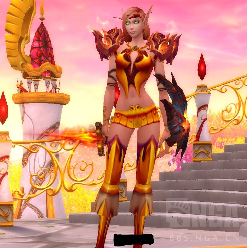 板甲血精灵zs板甲幻化个人感觉还是挺好看的