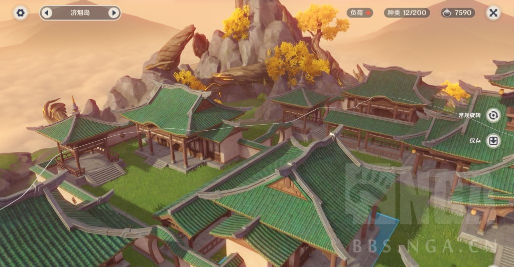 [尘歌壶] 分享罗浮洞3岛大宅院设计