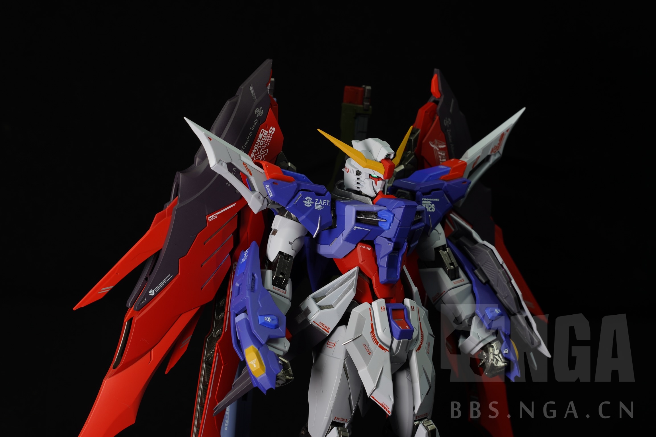 可动成品不会poseno38metalbuild命运高达红魂版