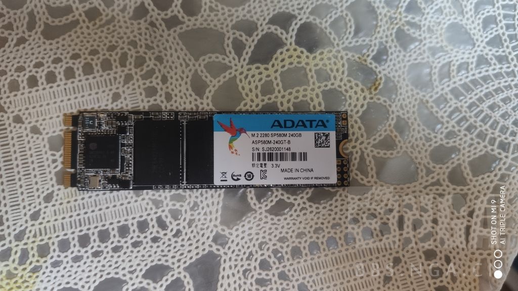 电脑硬件威刚sp580240g固态硬盘