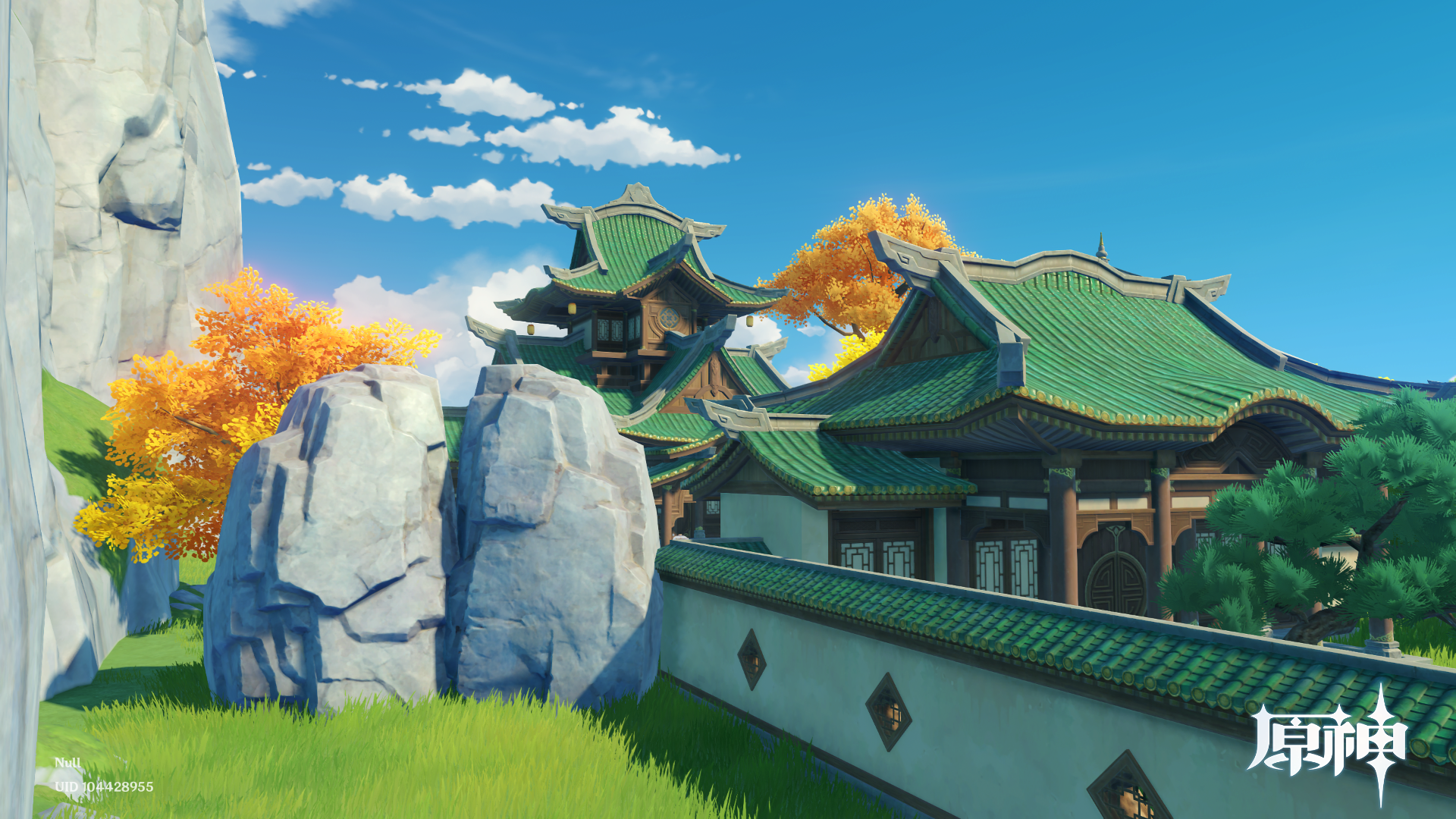 尘歌壶翠黛峰璃月生态规划之园林主宅区中式园林一