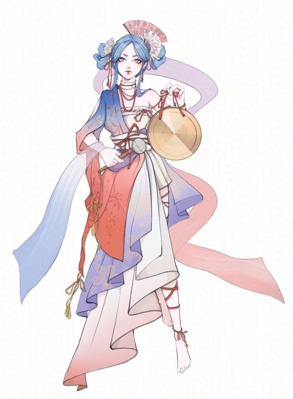 百绘罗衣整活氵朋友画的紧那锣