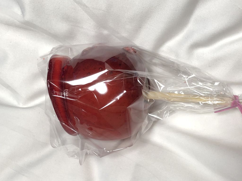 有没有狠人吃完过一整个苹果糖的