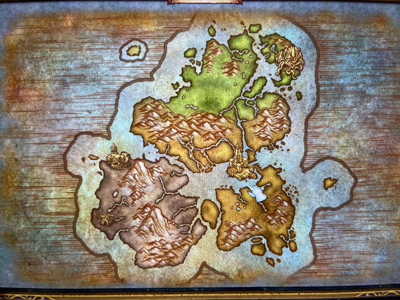 问一下各位,库尔提拉斯的侦查地图上在做完第一个区域后怎么没任务了