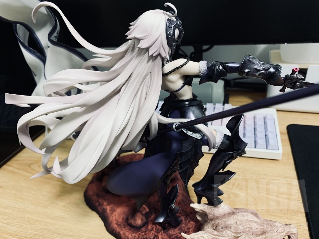 厨力放出a昏暗之焰缠身的龙之魔女licorne黑贞三破造型手办简单开箱