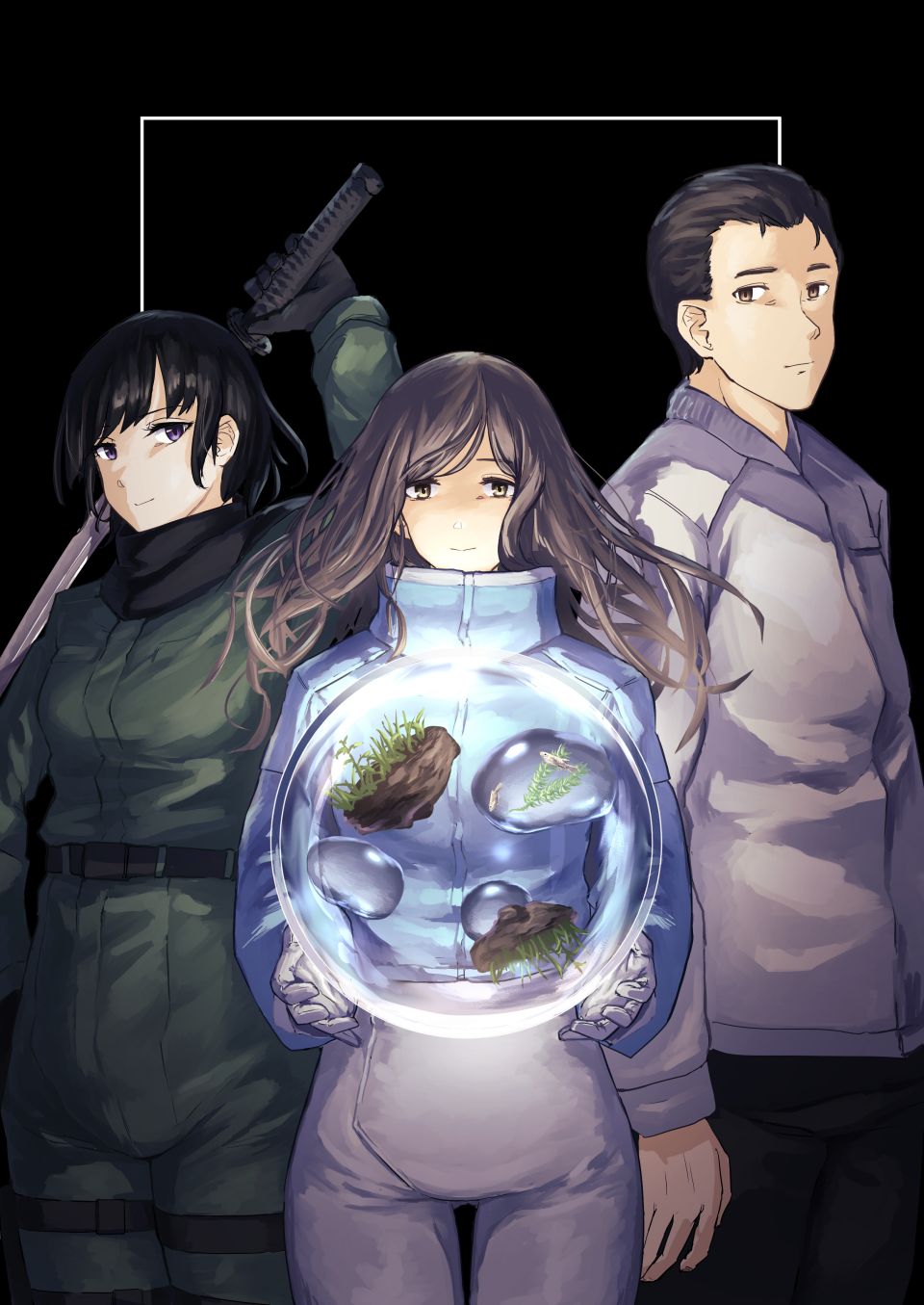 日本画师画的三体同人