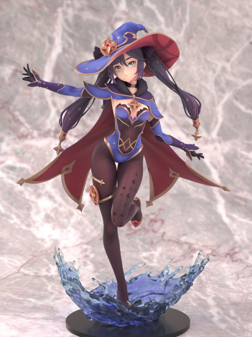 闲聊杂谈莫娜手办可能是之前自制手办建模的大手子做的