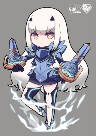 艺术审美e妖精骑士兰斯洛特的画师choco在推上发表的小漫画