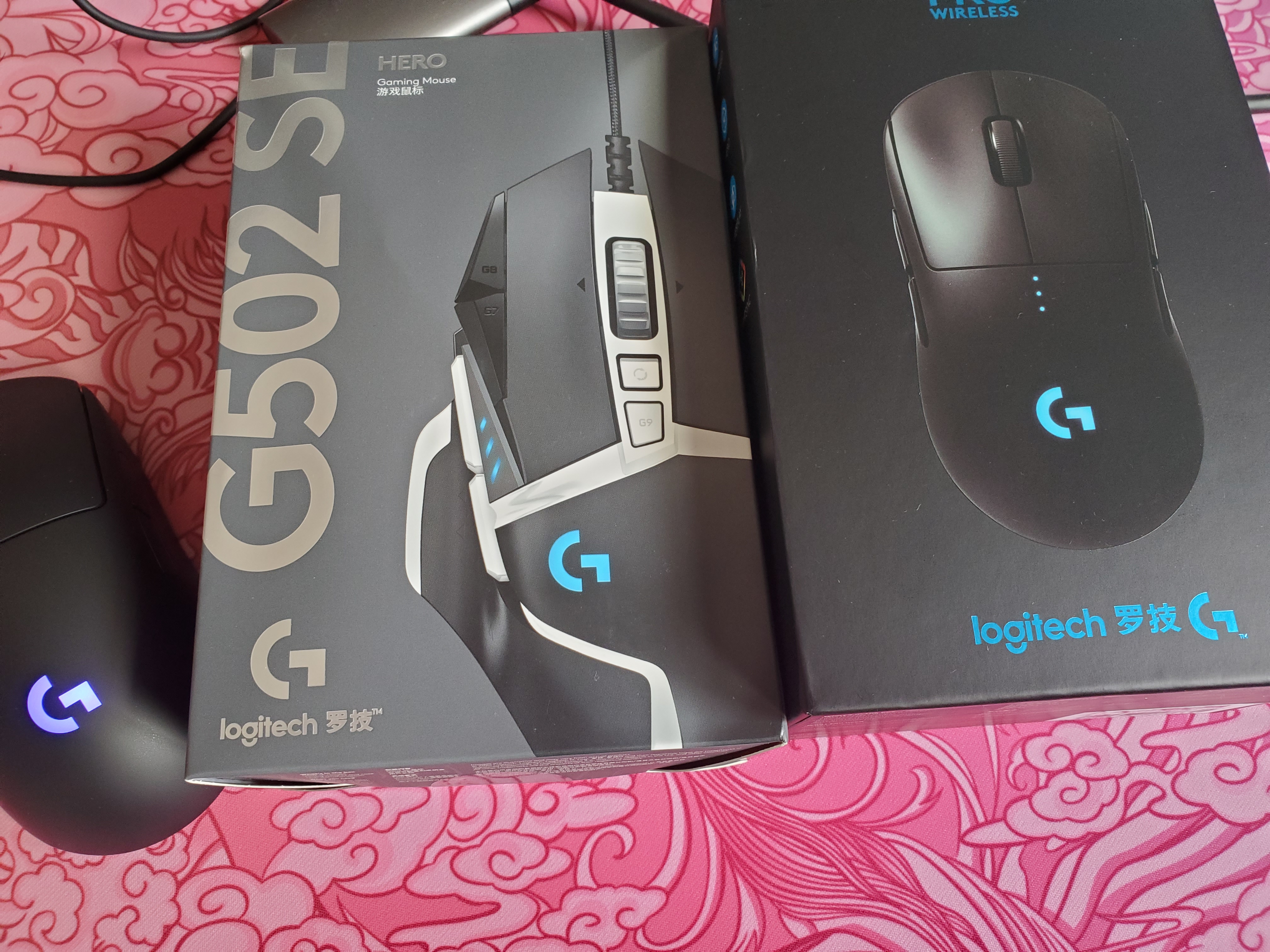 电脑外设罗技g502herose名人堂4000内存