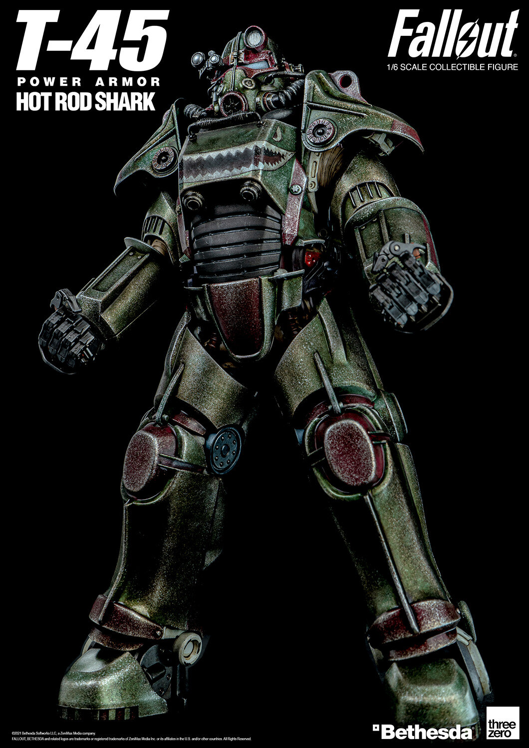 [新闻资讯] threezero 1/6  辐射> t-45 热棒鲨鱼动力装甲包