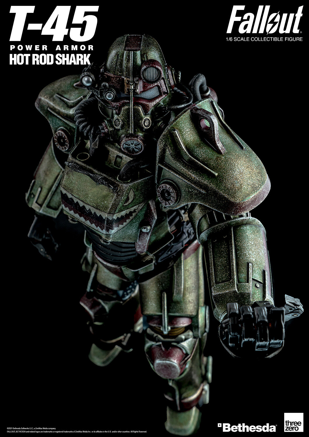 [新闻资讯] threezero 1/6  辐射> t-45 热棒鲨鱼动力装甲包