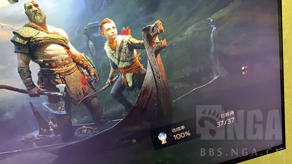 国行ps5第一个白金的游戏战神4