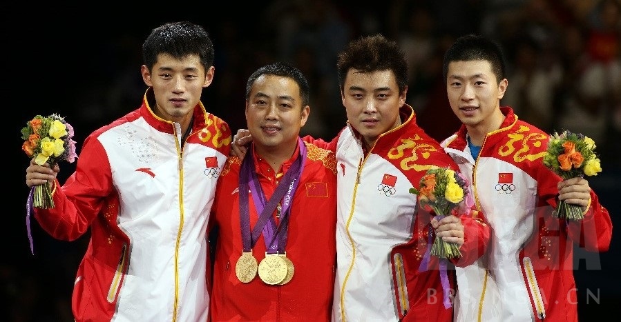 乒乓球请问这张照片的男团是哪年奥运会