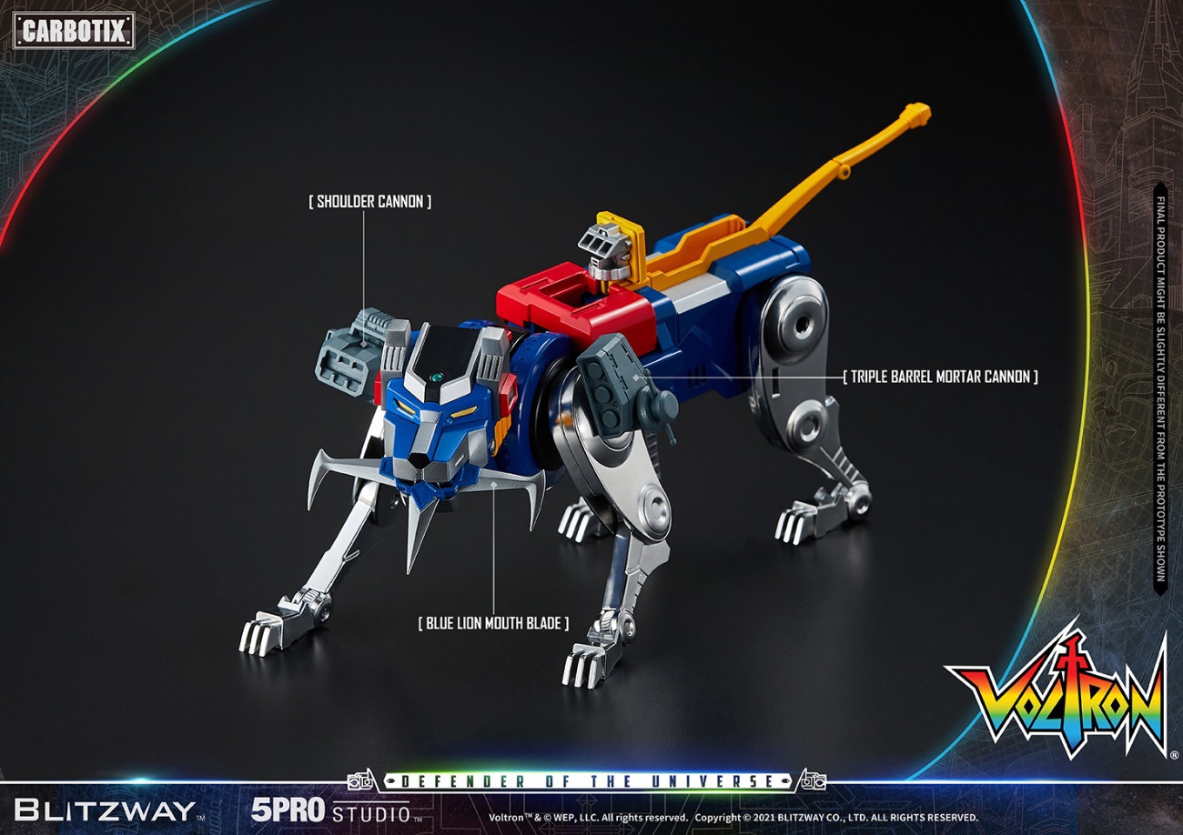 [新闻资讯] blitzway x 5pro studio:百兽王 战神金刚 voltron 可动