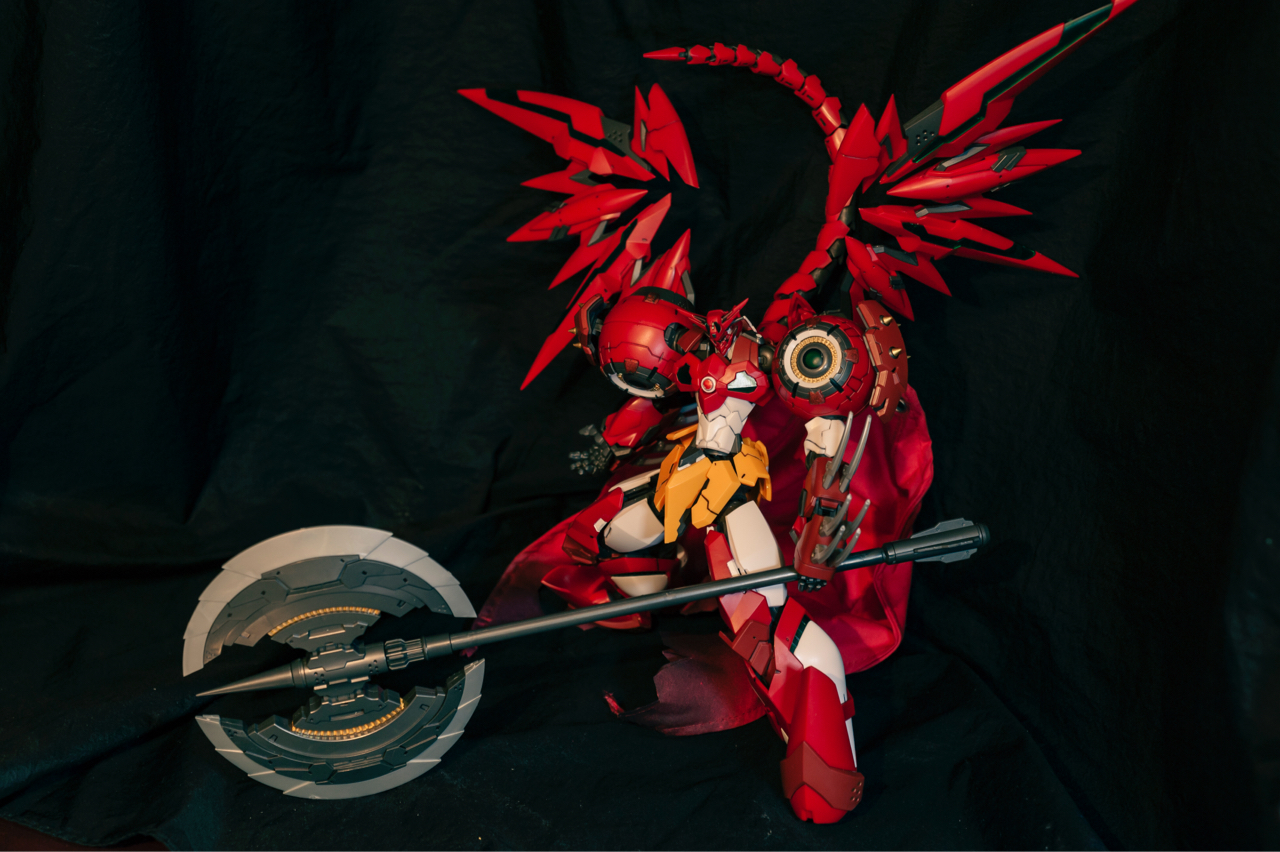 拼装拼装模匠魂红盖塔拼完拍几张