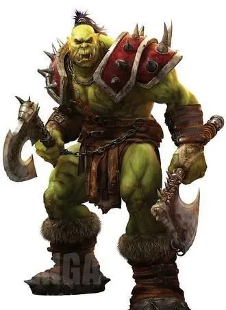 兽人步兵的单肩和双肩造型哪个更正式顺便自己发个wow的直背步兵图