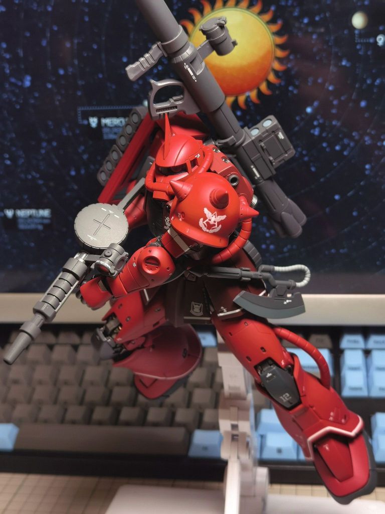 [可动成品][已更新完整]gffmc 夏亚专用扎古 1