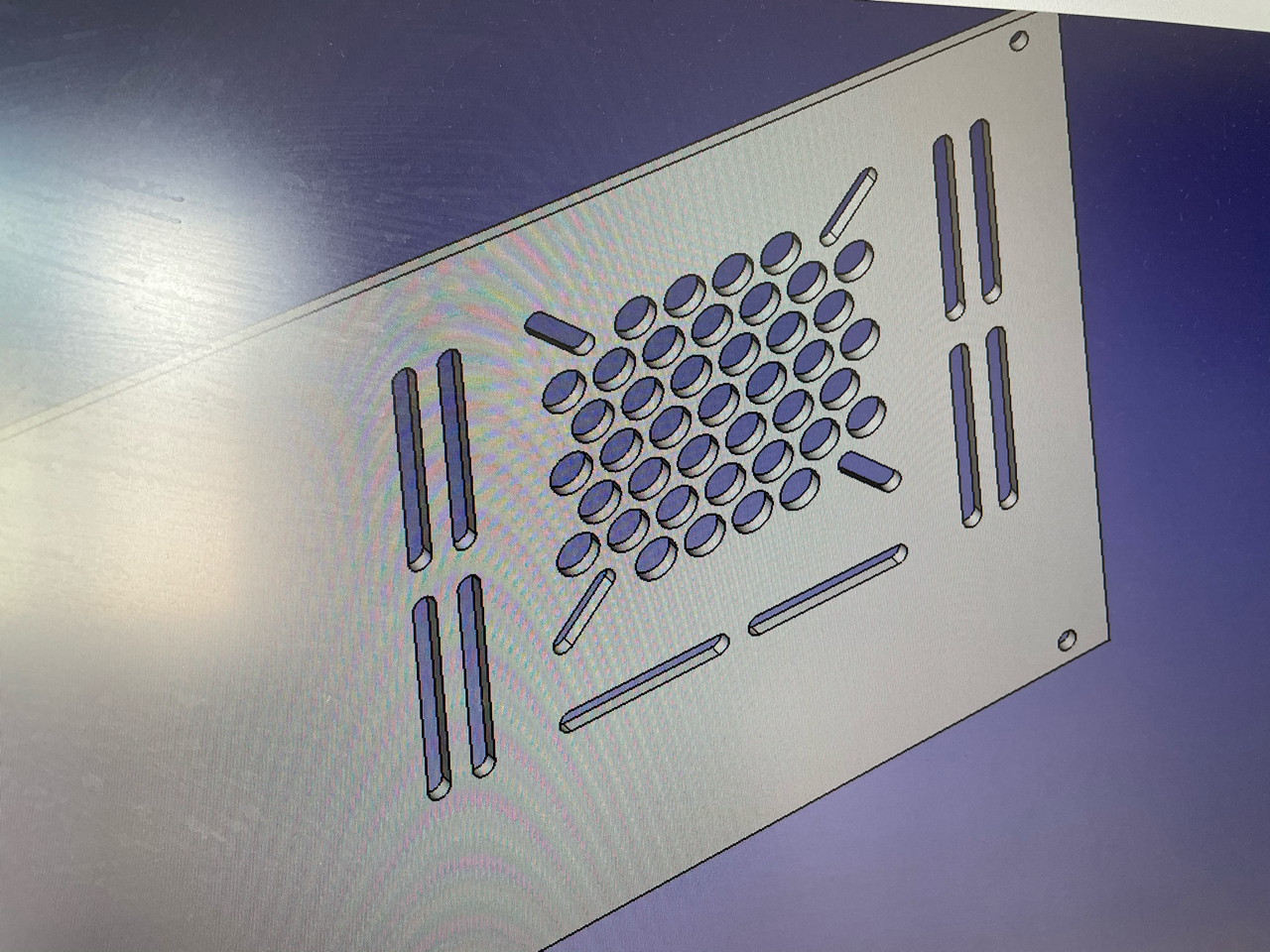 风扇周边的散热孔怎么开美观一些