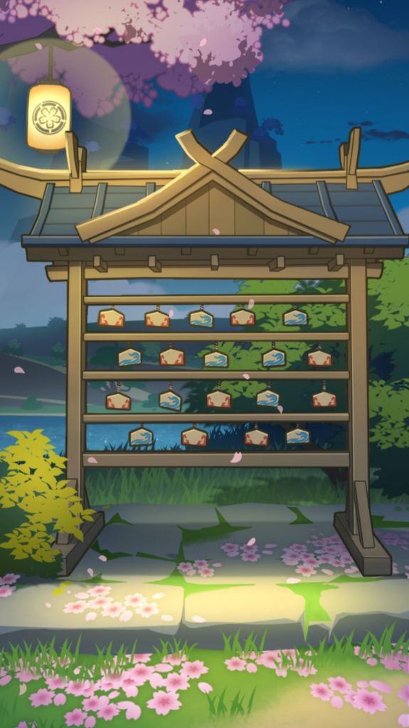 闲聊杂谈这块绘马上的图案好像刚刚在哪里见过