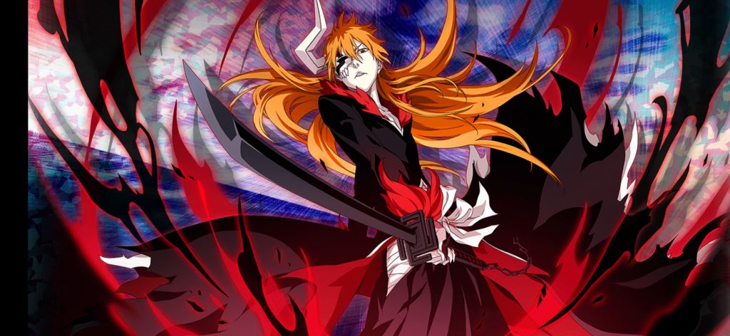 死神水贴几个手游里漫画没有的一护的形态立绘