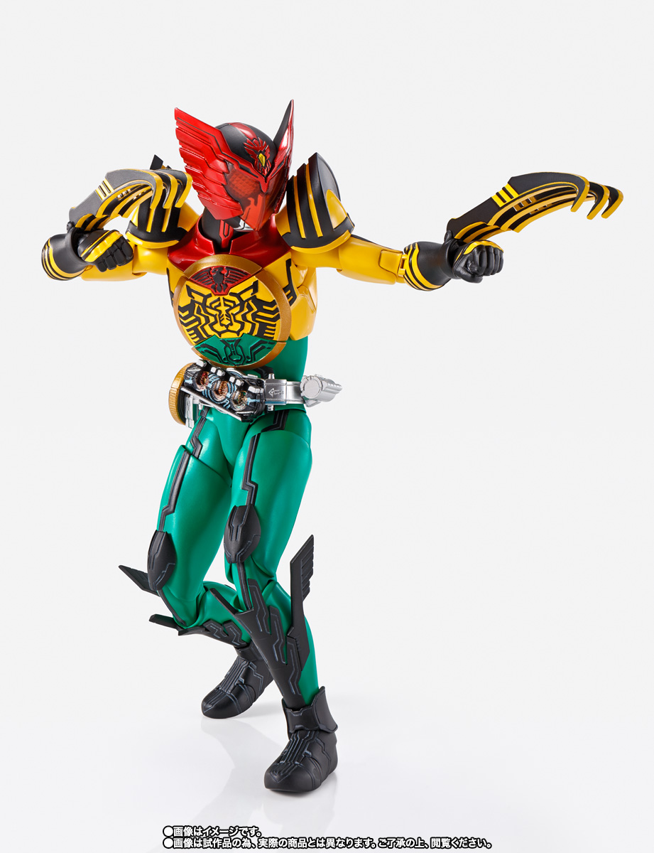 新闻资讯shfiguarts真骨雕制法假面骑士欧兹超级鹰虎蝗联组