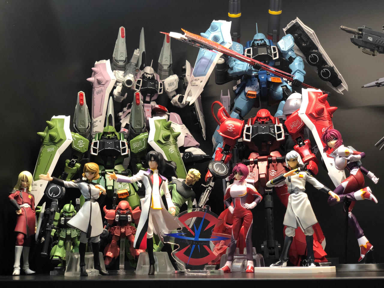 拼装zaft扎古勇士小队出击