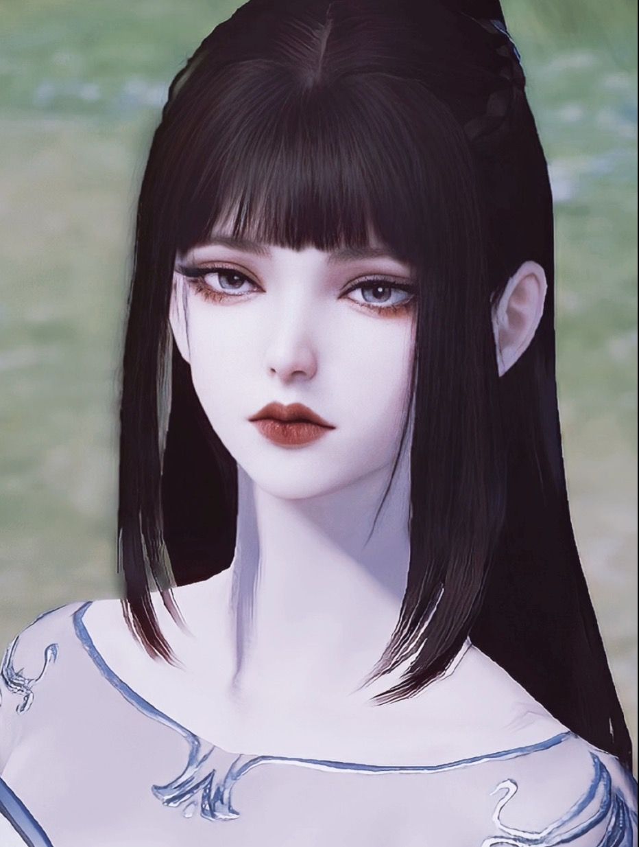 [捏脸分享]腻了甜妹,有没有酷一点高冷一点的胡桃?