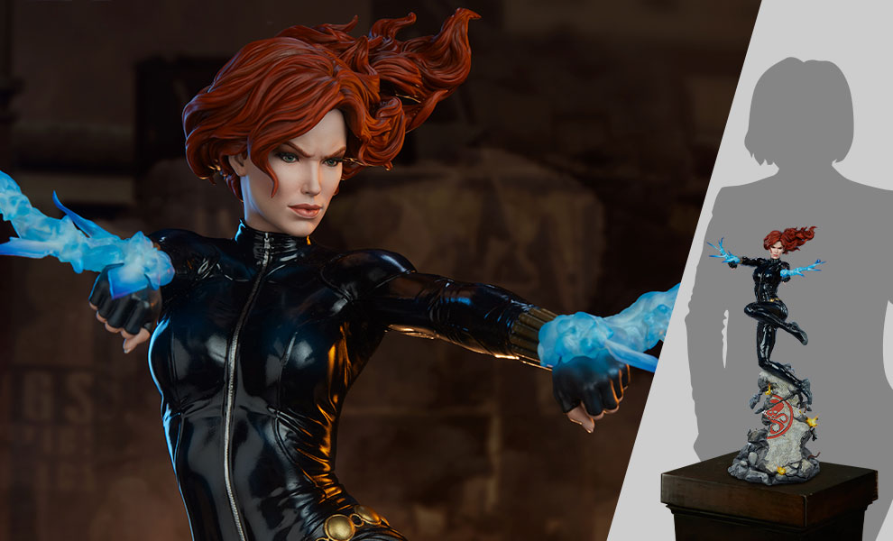 新闻资讯sideshowmarvel黑寡妇blackwidowpf雕像预售开启590usd