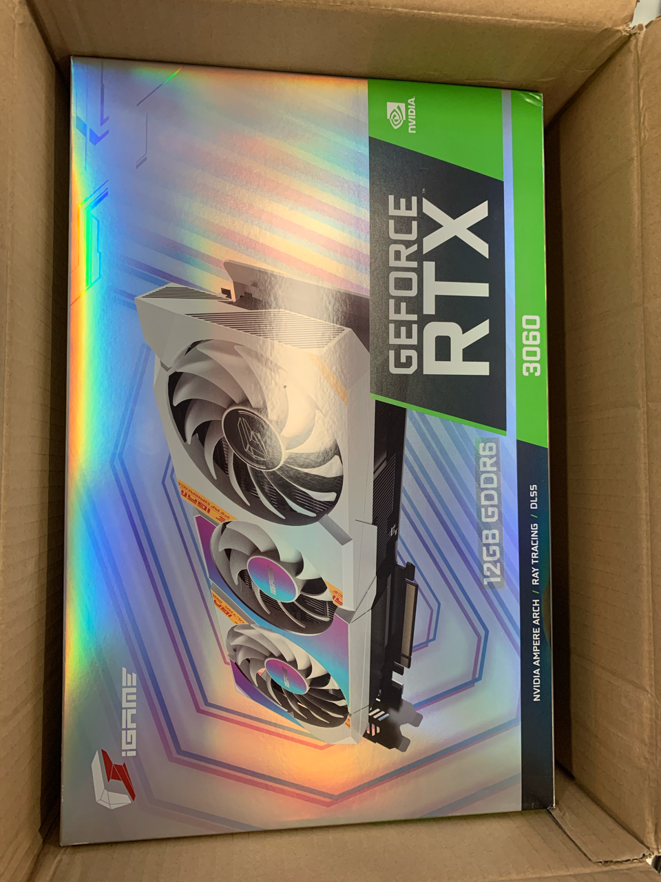 出一张七彩虹3060暂出