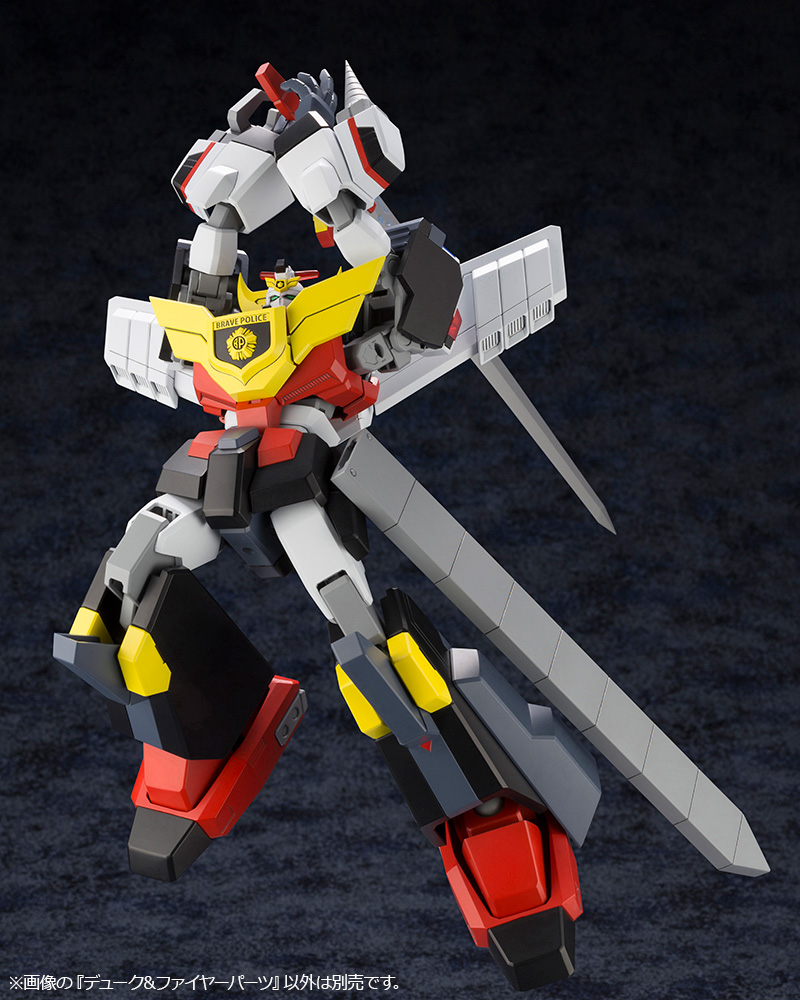 新闻资讯拼装寿屋勇者警察迪克火焰零件