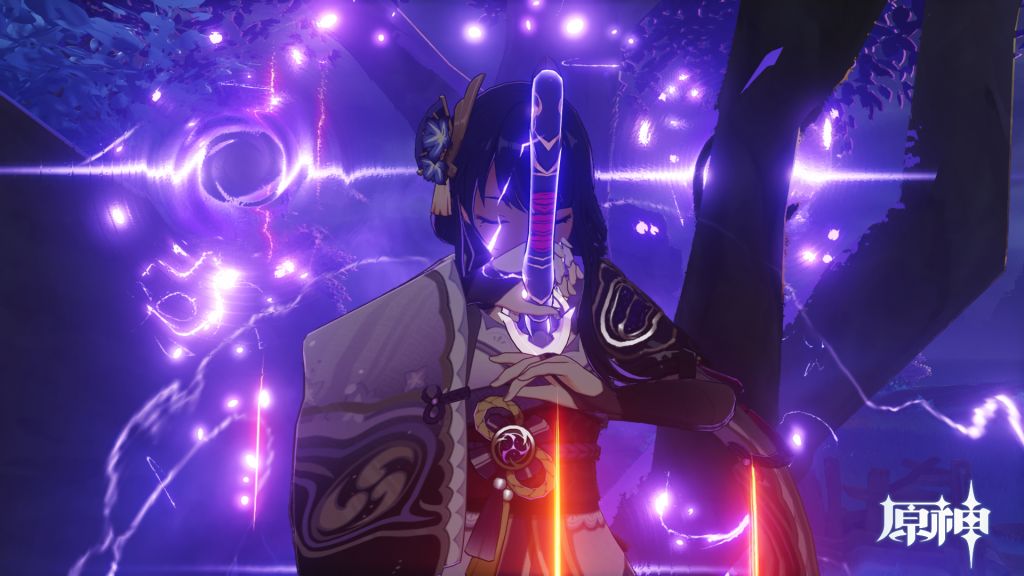 闲聊杂谈两张拔刀图原神果然要用电脑玩才对啊