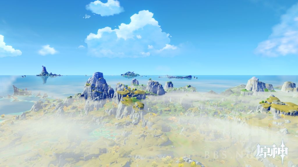 闲聊杂谈这提瓦特大陆的风景还真不错
