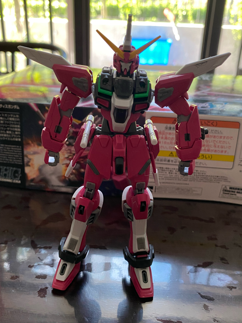 拼装终于轮到我来组cp了笔涂hg无限正义白色改