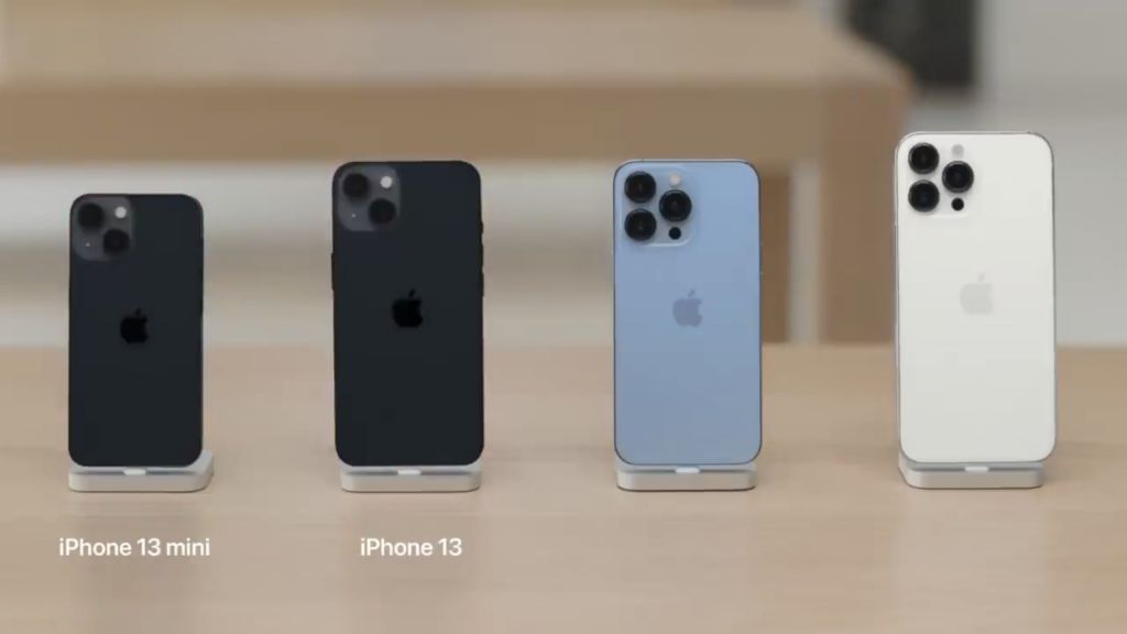 苹果放出iphone13系列四款机型全9色实拍图