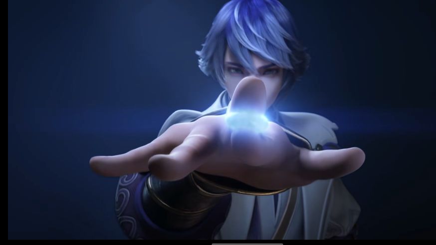 弈星的开局cg做的还挺精妙的