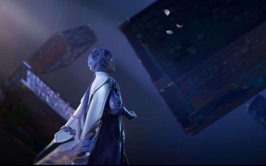 弈星的开局cg做的还挺精妙的