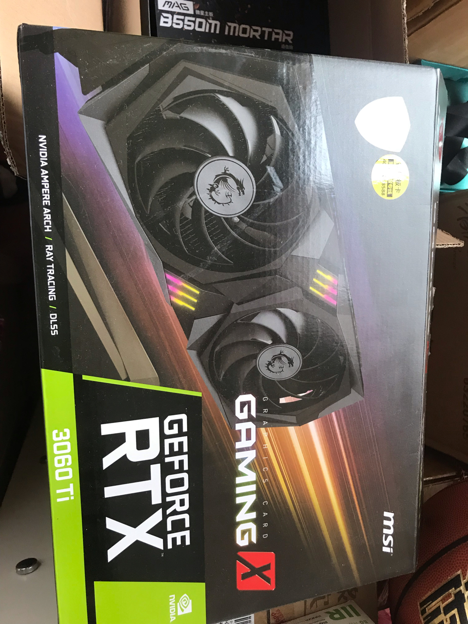 5300出自用一个多月的魔龙双风扇3060ti