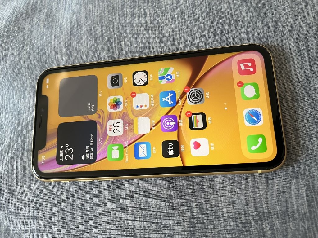 [手机平板]iphonexr 64g 国行 黄色 1800