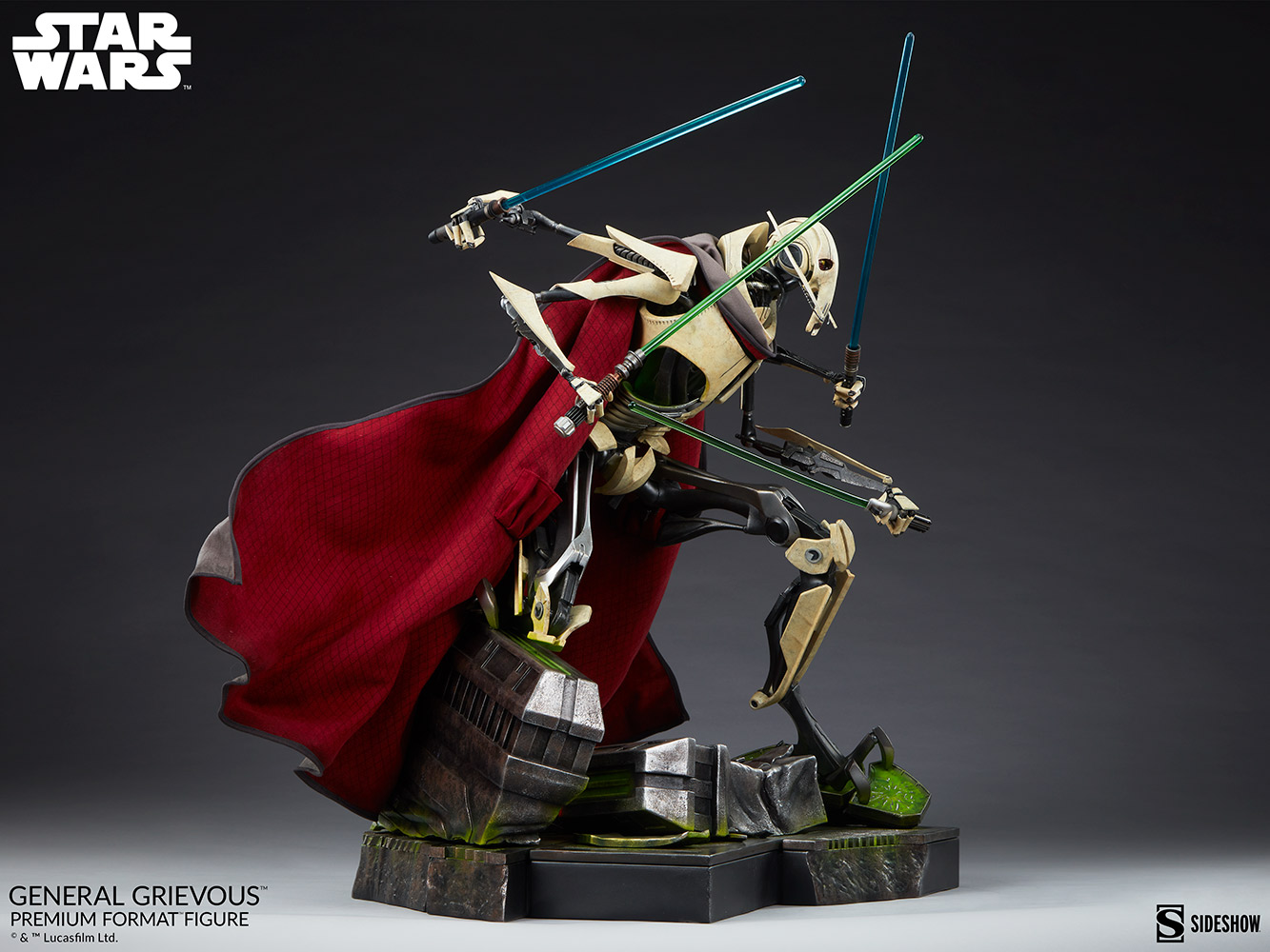 新闻资讯sideshow星球大战格里弗斯将军generalgrievouspf雕像预售