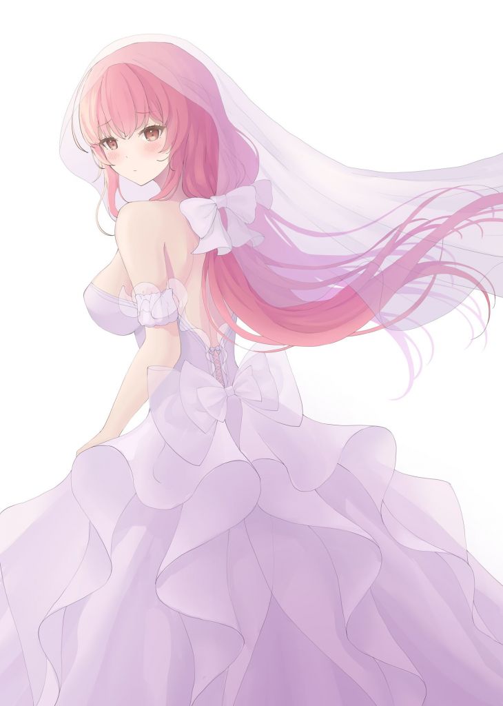 同人绘画摸了张英仙座婚纱