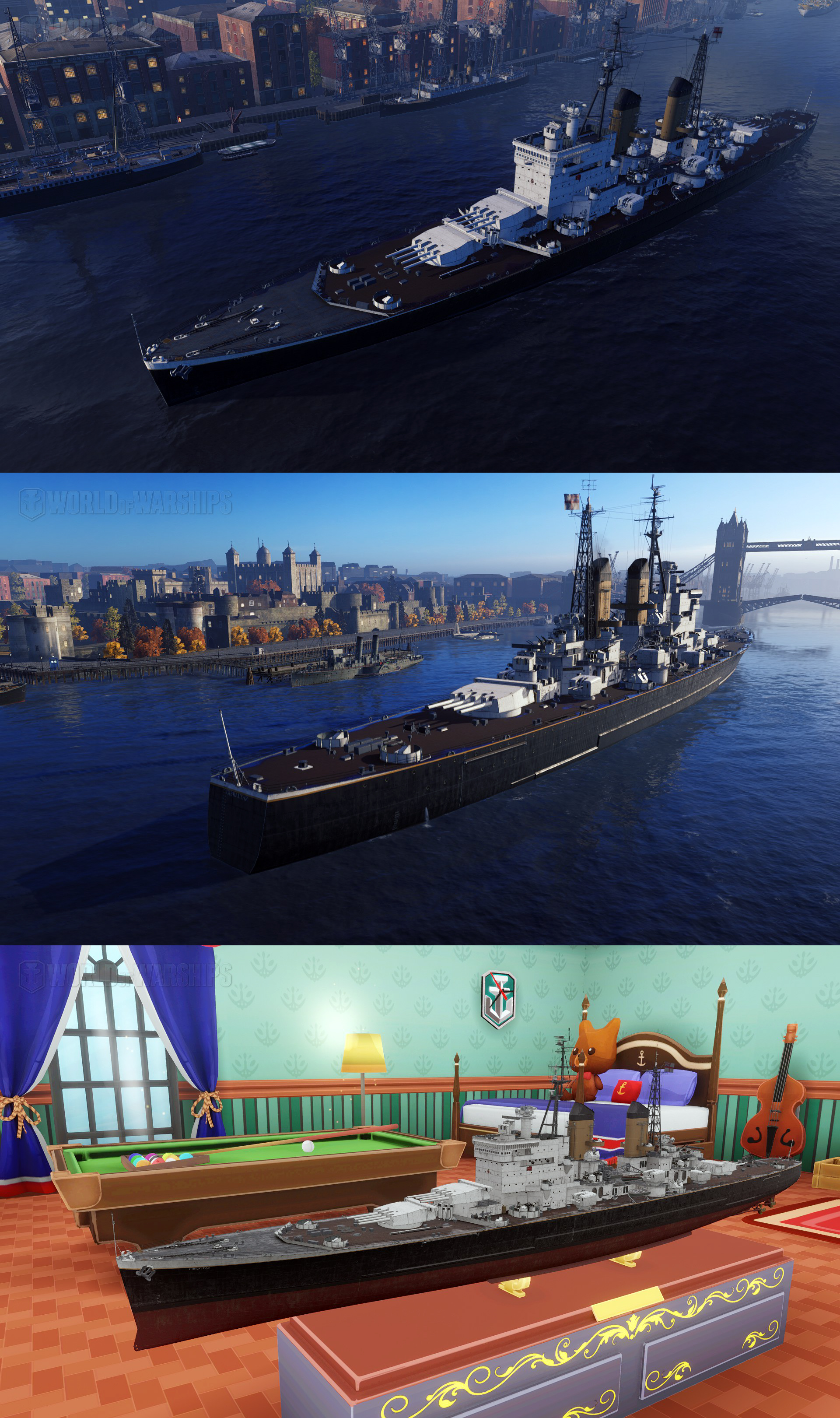 维多利亚涂装战舰图片