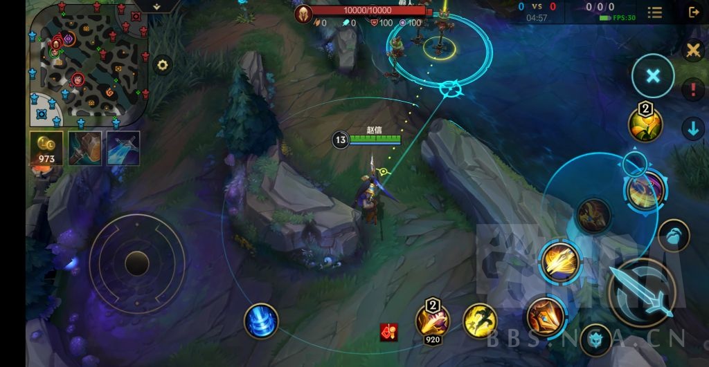 四张图说明lolm的锁定技能和普攻选择为什么比王者荣耀好用