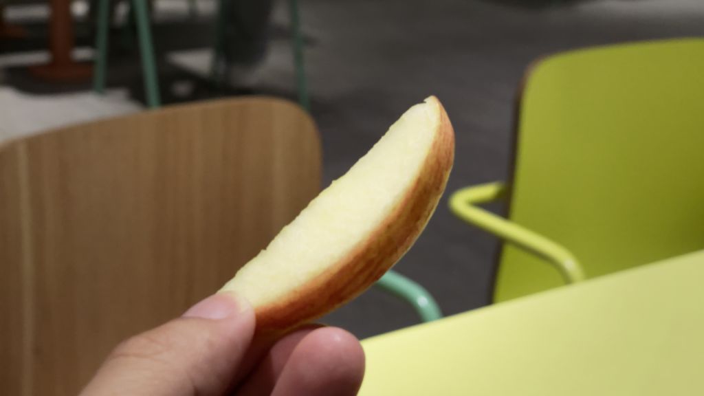 我在麦当劳点了一袋苹果片