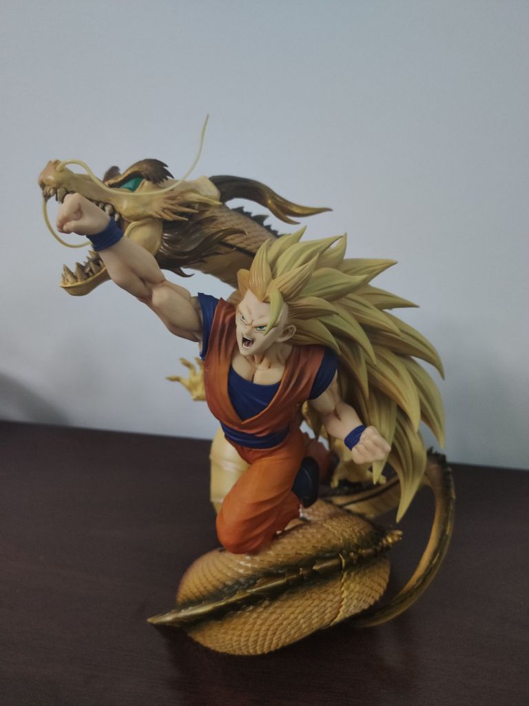 手办万代魂限定fzero孙悟空超级赛亚人3龙拳爆发成品