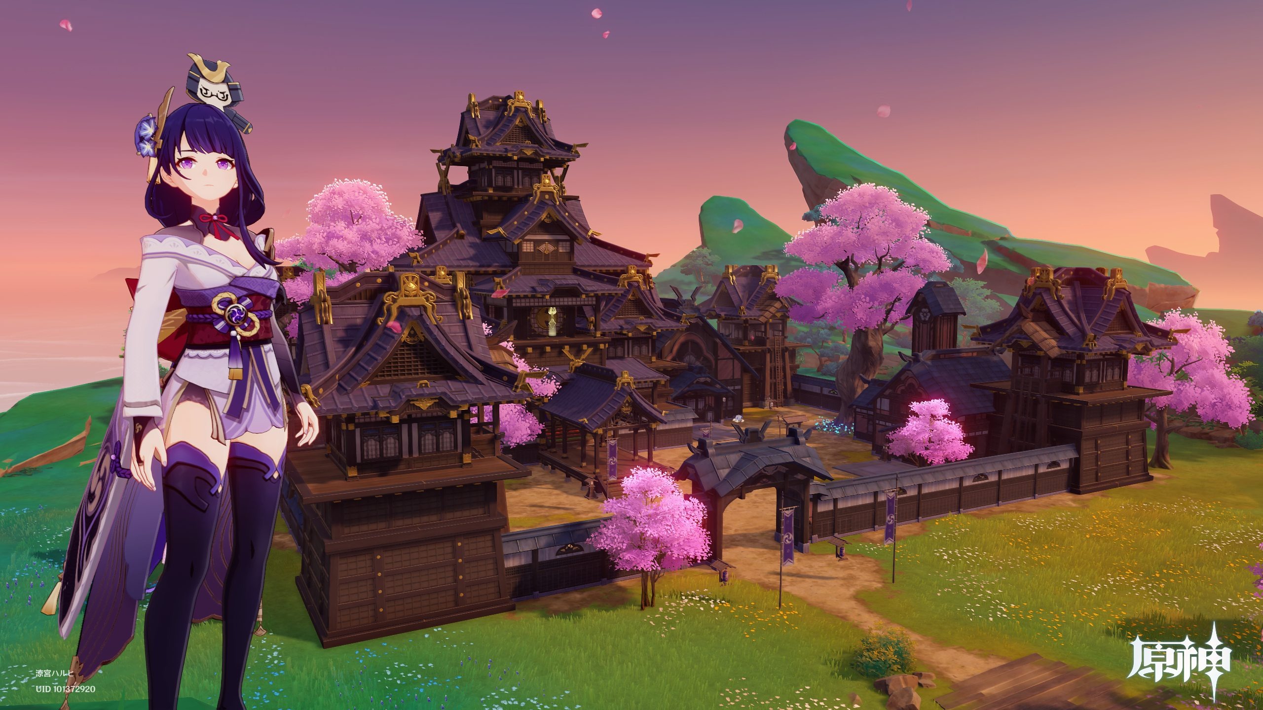 尘歌壶我的阿影终于也有天守阁了更新神社也完工了