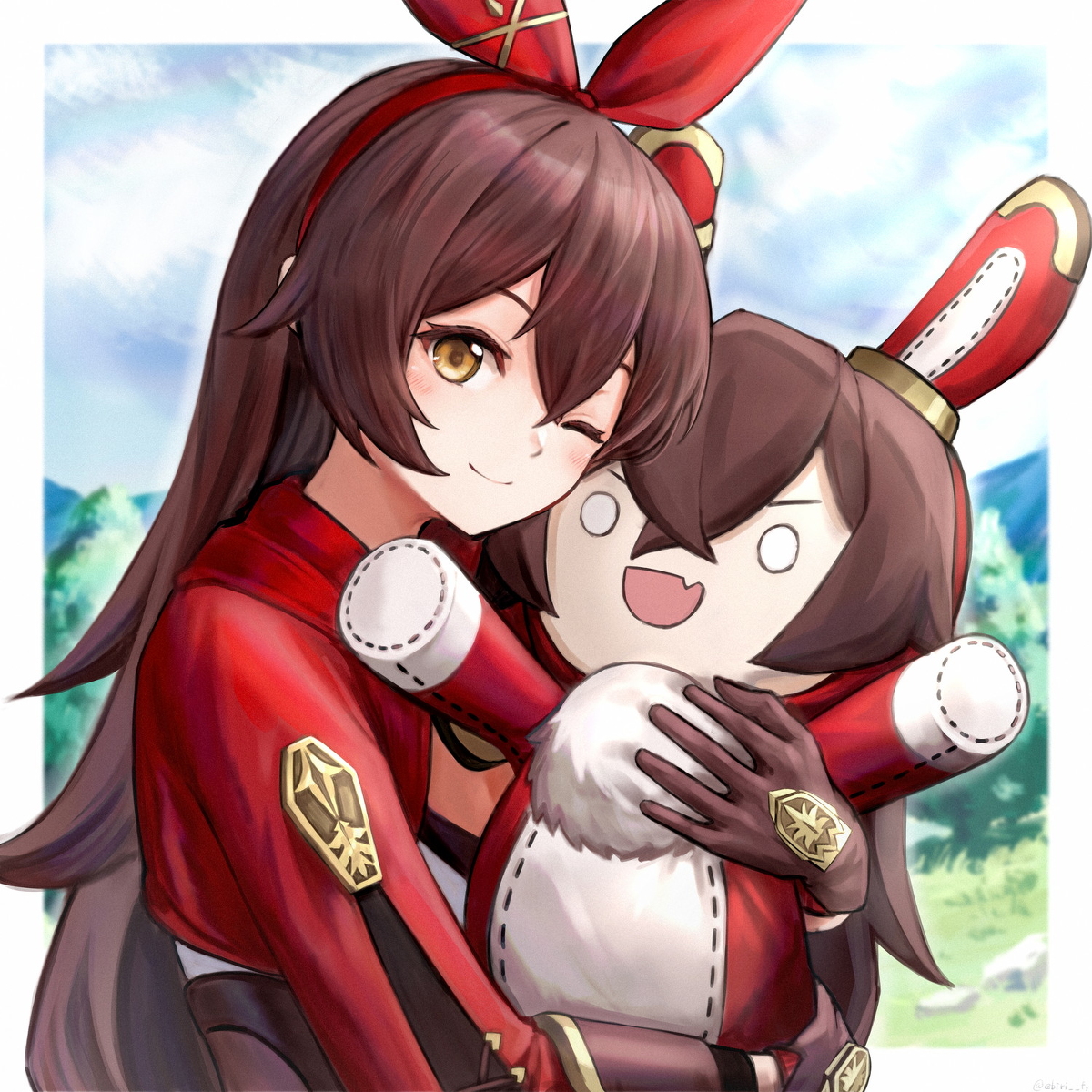 闲聊杂谈兔兔伯爵发射器安柏一些p站图和表情包by纳菲猫